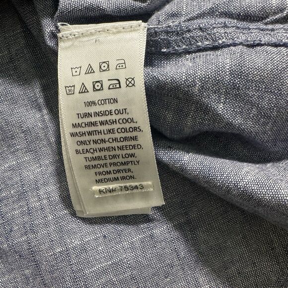 Boys Kids Youth Beach School Tommy Bahama Button Leaves Palms Shirt 16 (xxl) - Picture 6 of 7